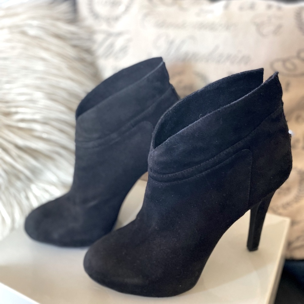 Jessica Simpson suede ankle booties